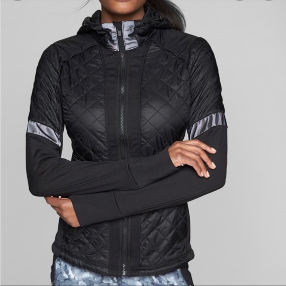Athleta Jackets & Coats Athleta Primaloft Hooded Jacket Quilted